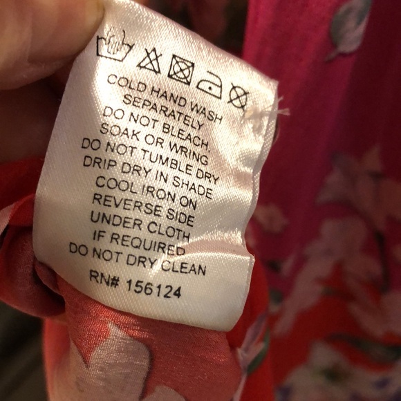 💗 Shana Bohemian partial button long sleeve / roll up lightweight happy top - Picture 10 of 12